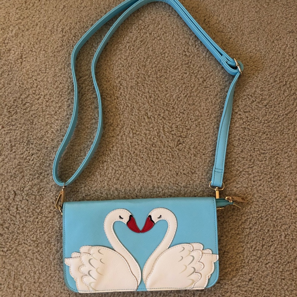 Vintage Swan Shoulder Bag
